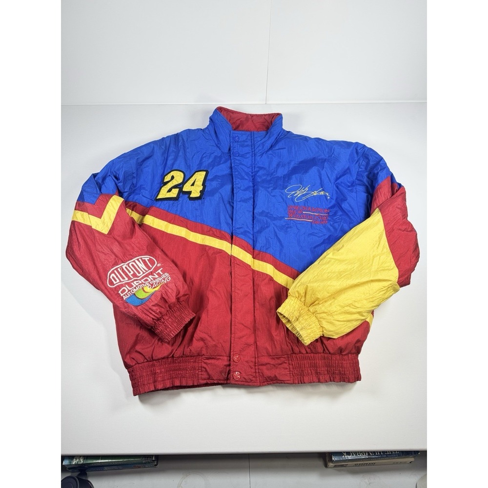Vintage Jeff Gordon #24 1998 Winston Cup Champion Chase Authentics Jacket XL